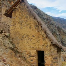 Typical Inca house on steep slope